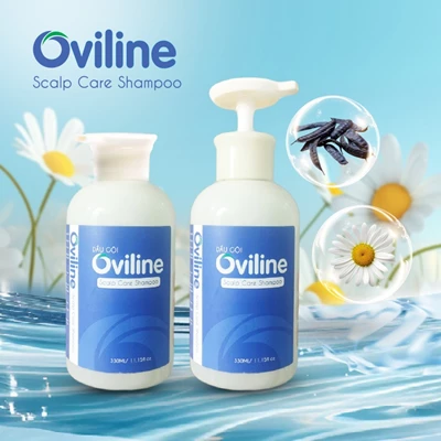 Dầu gội đầu giảm gàu giảm ngứa mát lạnh Oviline 330ml hàng công ty made in Việt Nam