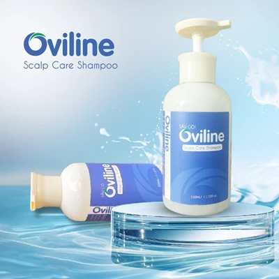 Dầu gội đầu giảm gàu giảm ngứa mát lạnh Oviline 330ml hàng công ty made in Việt Nam